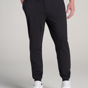American Tall A.T. Performance Slim French Terry Joggers for Tall Men in Black S